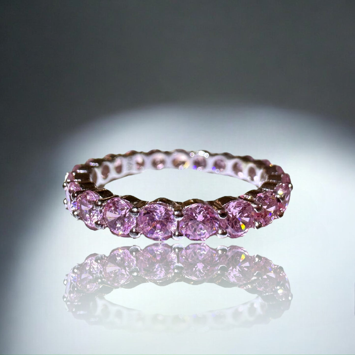 Woman's Ring - Pink Quartz