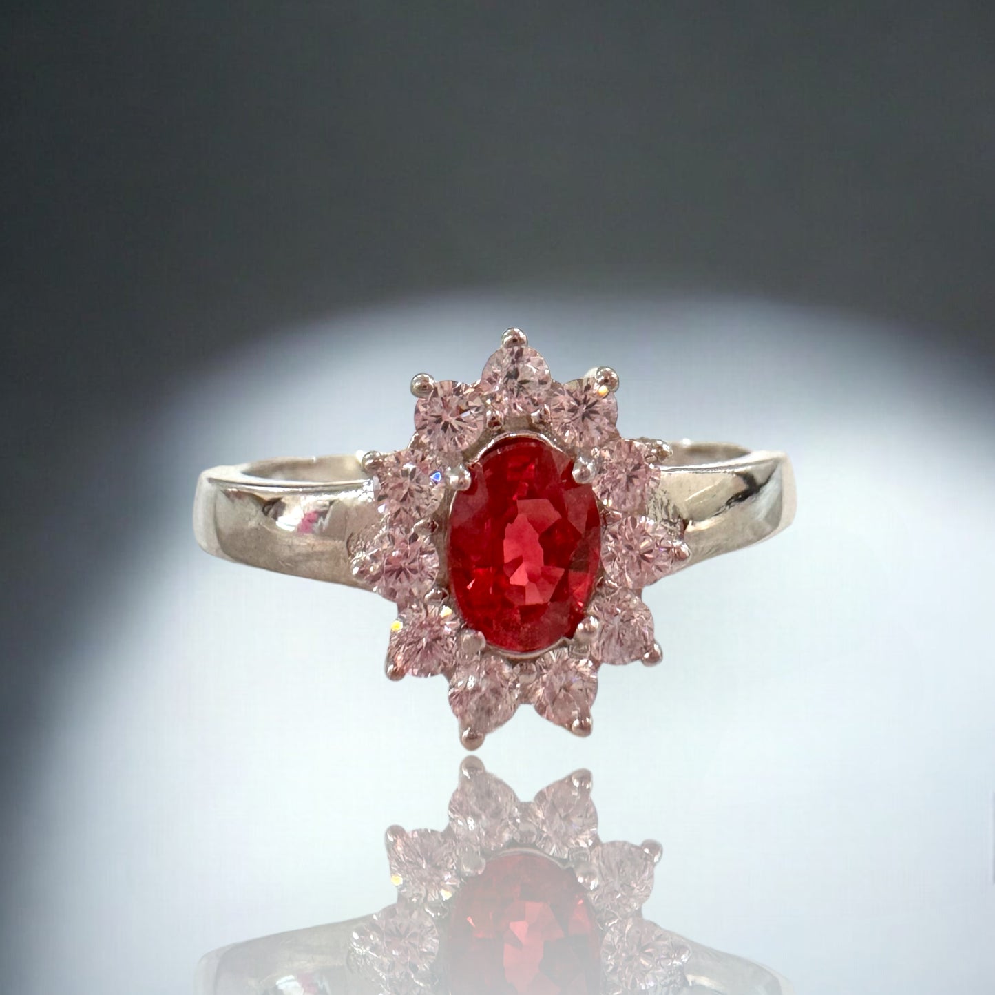 Woman's Ring - Red Garnet